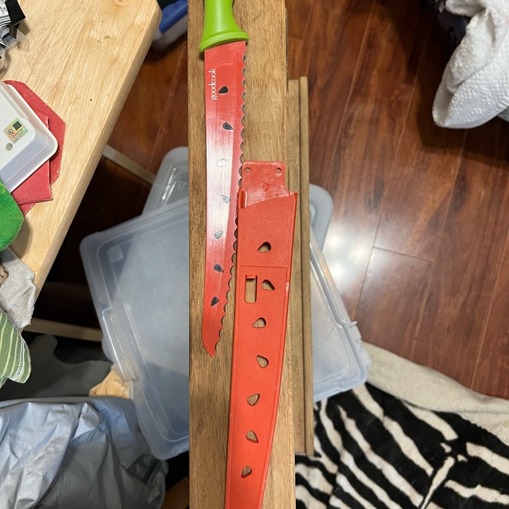 GOOD COOK Watermelon Knife / Slicer 9" Blade With Sheath